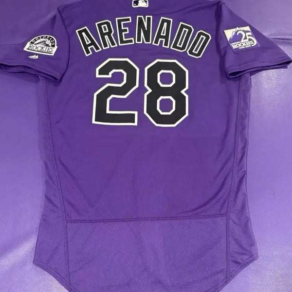 [BUNJANG] MLB Colorado Rockies Nolan Arenado Majestic Authentic Jersey Size 44 / mlb 콜로라도 로키스 아레나도 어센틱 유니폼