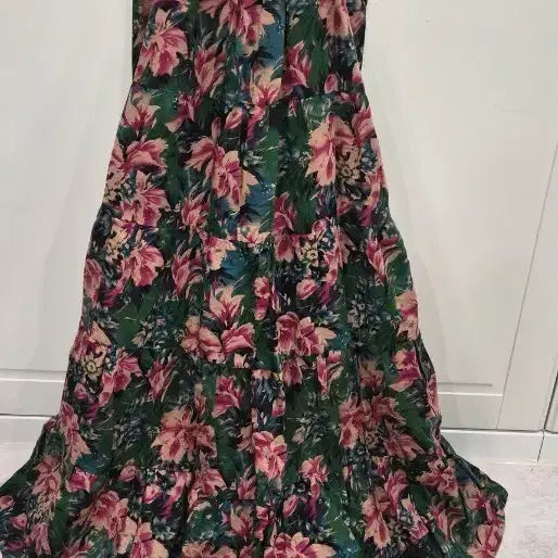 [BUNJANG] Floral Pattern Long Dress / 플로럴 패턴  원피스 .반값만무료배송