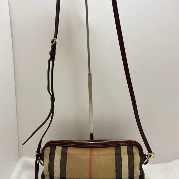 [BUNJANG] Burberry Check Shoulder Bag Crossbody Bag / 정품) 버버리 체크 숄더백 크로스백