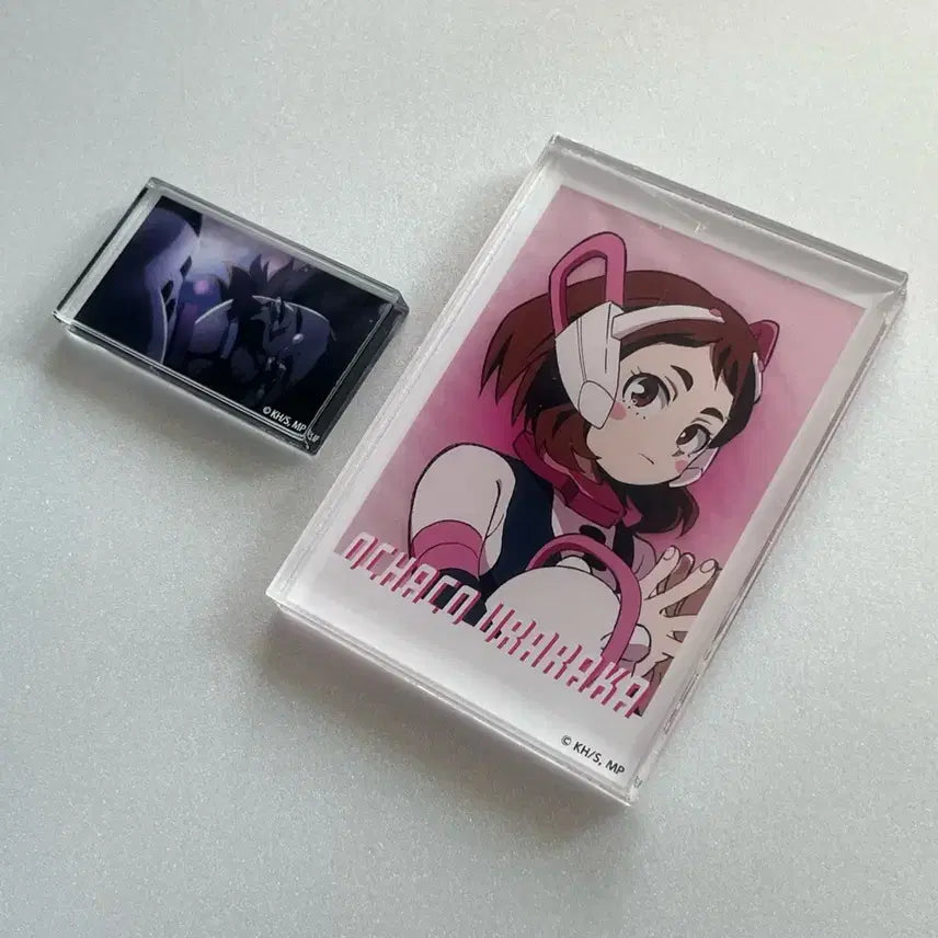 [BUNJANG] My Hero Academia Ochaco Uraraka Acrylic Block Stand Set / (일괄) 히로아카 우라라카 오챠코 아크릴 블럭 스탠드