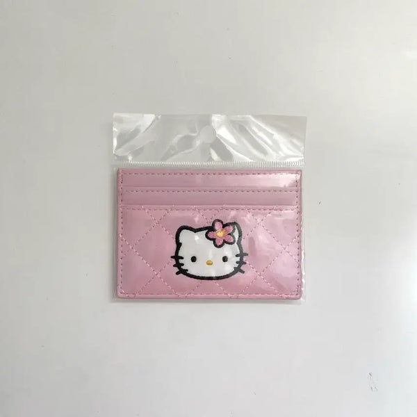 [BUNJANG] Hello Kitty 50th Anniversary Quilted Card Holder / 헬로 키티 50주년 퀼트 퀼팅 카드지갑