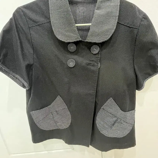 [BUNJANG] Hug Your Skin Detachable Round Jacket / 허그유어스킨 디테쳐블 라운드 자켓