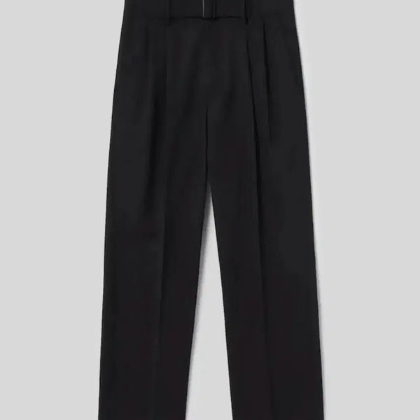 [BUNJANG] Juun. J Black Belted Pants (JC2821P015) / 준지(juun.j) 블랙 벨티드 팬츠 슬랙스 46사이즈 (JC2821P015)