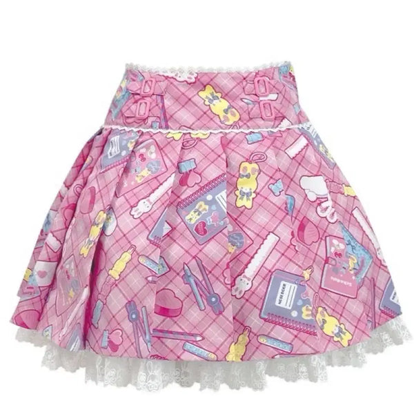 [BUNJANG] Angelic Pretty Fancy Stationery Skirt / 엔젤릭 프리티 - 팬시 스테이셔너리 스커트