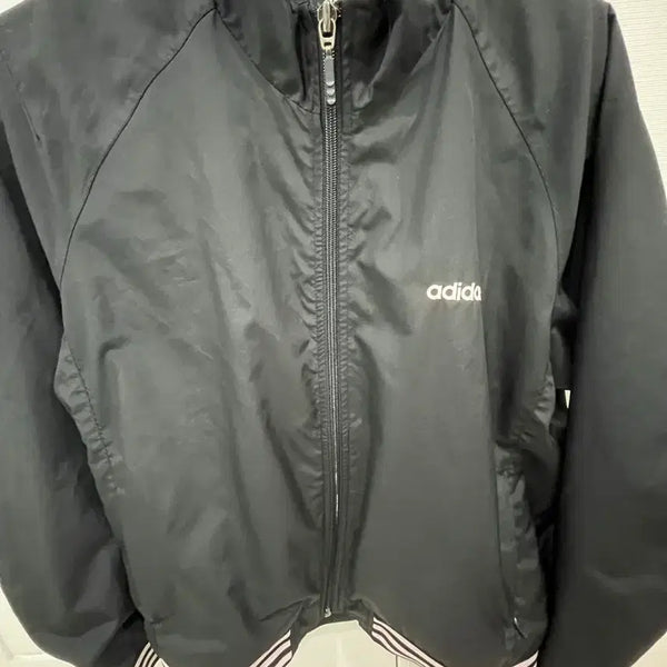 [BUNJANG] Adidas Black Pink Windbreaker / 아디다스 검핑 바람막이