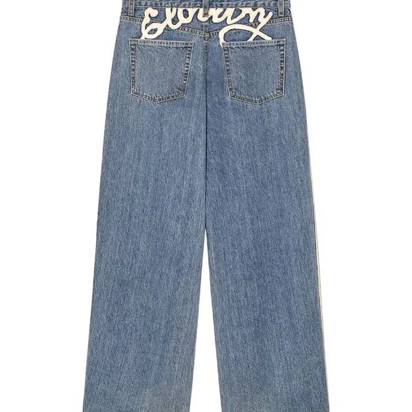 [BUNJANG] Glowny Indigo Loose Fit Jeans / 글로니 인디고 루즈핏 진 GLOWNY