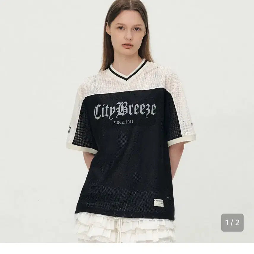 [BUNJANG] Citybreeze Mesh Jersey T-Shirt / 씨티브리즈 매쉬 저지 티셔츠 S