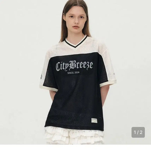[BUNJANG] Citybreeze Mesh Jersey T-Shirt / 씨티브리즈 매쉬 저지 티셔츠 S