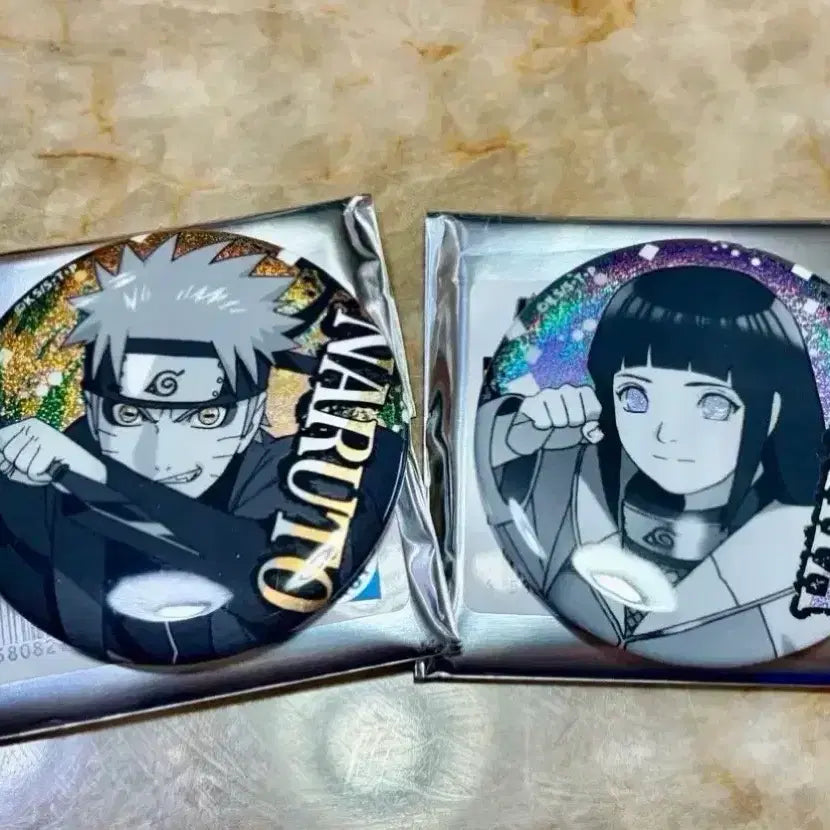 [BUNJANG] Naruto Hinata Can Badge Set / 새상품 일괄) 나루토 히나타 뱃지 캔뱃지