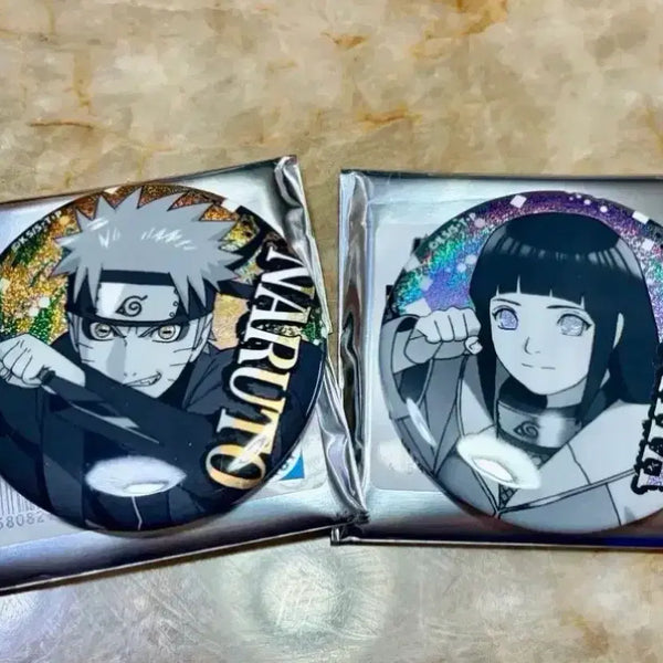 [BUNJANG] Naruto Hinata Can Badge Set / 새상품 일괄) 나루토 히나타 뱃지 캔뱃지