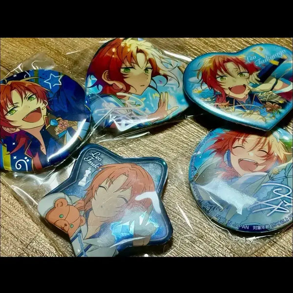 [BUNJANG] Ensemble Stars! Tsukisaga Leo Bundle Set Badges / 앙스타 츠키나가 레오 뱃지 일괄