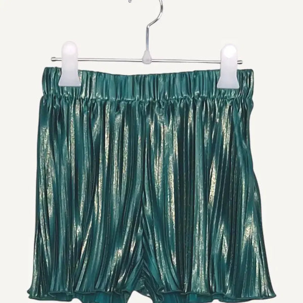 [BUNJANG] SINCETHEN Green Glitter Shorts / [가격인하]  신스덴 SINCETHEN 초록 글리터 반바지 M_A650