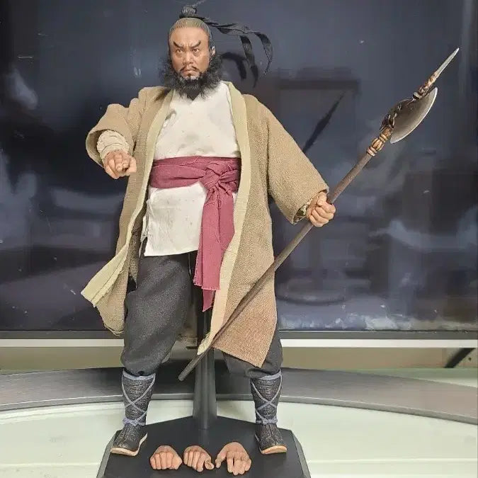 [BUNJANG] 12 o'clock 1/6 Water Margin - Black Whirlwind Li Kui Custom Figure with Rooted Beard / 12 o'clock 1/6 수호지 - 흑선풍 이규