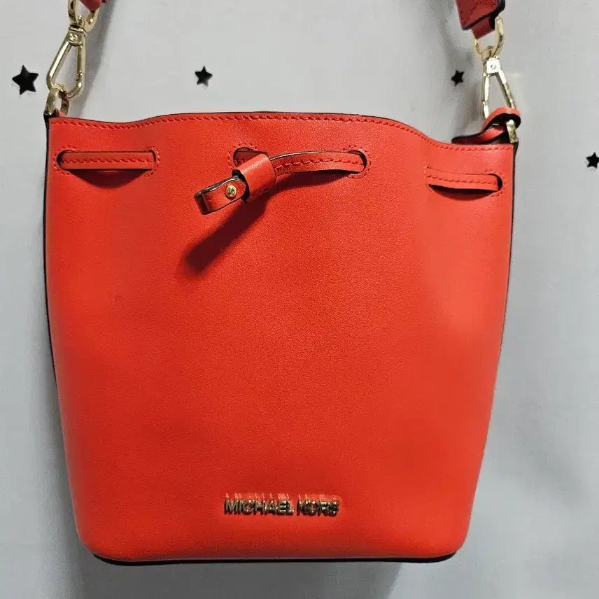 [BUNJANG] Michael Kors Orange Bucket Bag / 마이클코어스 버킷백 오렌지색