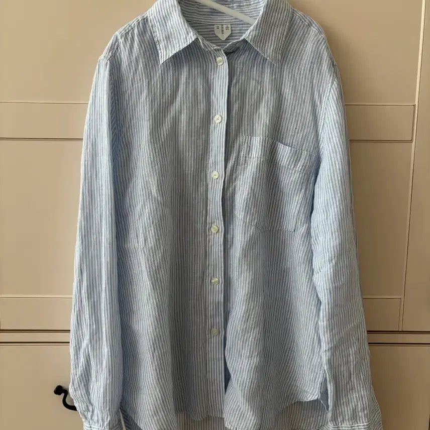 [BUNJANG] Arket Striped Linen Shirt / 아르켓 arket 린넨셔츠 스트라이프셔츠 흐앤므