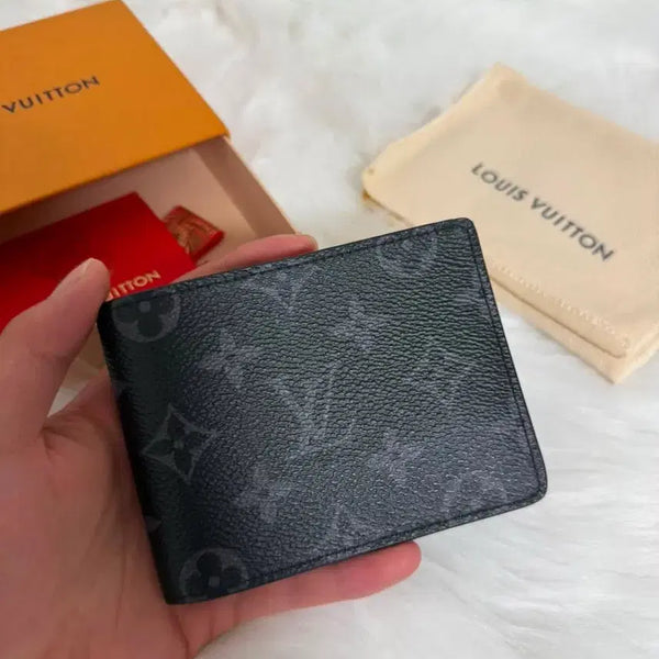 [BUNJANG] Louis Vuitton Monogram Eclipse Compact Wallet / 루이비통 모노그램 이클립스 반지갑