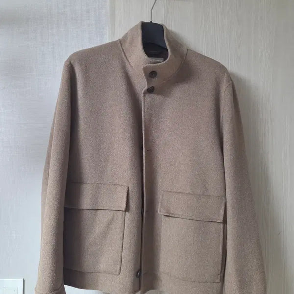 [BUNJANG] COS Double Wool Funnel Neck Jacket Beige L / cos 더블 울 퍼넬 넥자켓 베이지 L사이즈