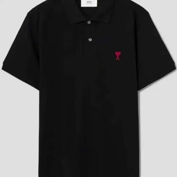[BUNJANG] AMI Heart Logo Short Sleeve Polo T-Shirt (Black, Grey, White) / ##특가 아미 하트 로고 반팔 카라티 블랙/그레이/화이트