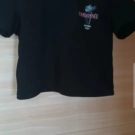 [BUNJANG] Juun.J Black Embroidered Floral Logo T-Shirt / 새상품급] 준지반팔티. M. 정품