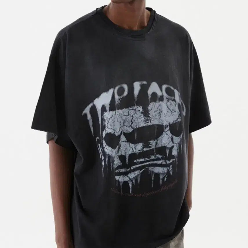 [BUNJANG] DNSR Thruva Dying Half Sleeve T-Shirt M / dnsr 디엔에스알 썰파다잉 투스페이스 반팔
