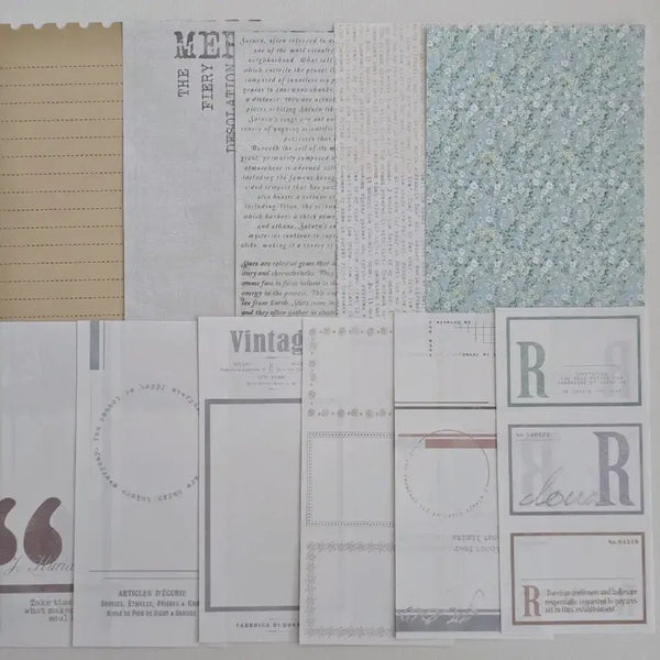 [BUNJANG] DIY Deco Paper Set (7 Types) / 다꾸 배경지 페이퍼류 7종 (개당1,000~2,000원)