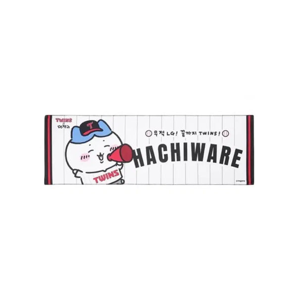 [BUNJANG] LG Twins x Munjakwi Collaboration Hachiware Cooling Towel / 엘지 트윈스 lg 먼작귀 콜라보 캐릭터 쿨타올 하치와레