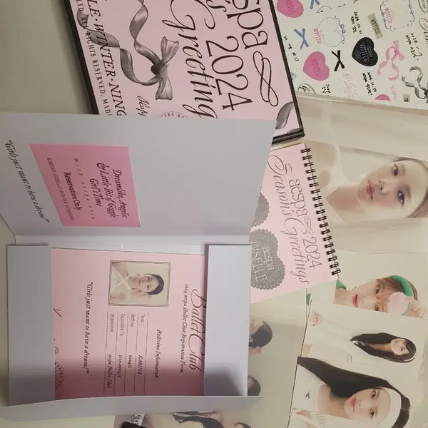 [BUNJANG] Aespa 2024 Season's Greetings Full Set (Excluding Photocard) / aespa 에스파 2024 시즌그리팅 포토카드없음