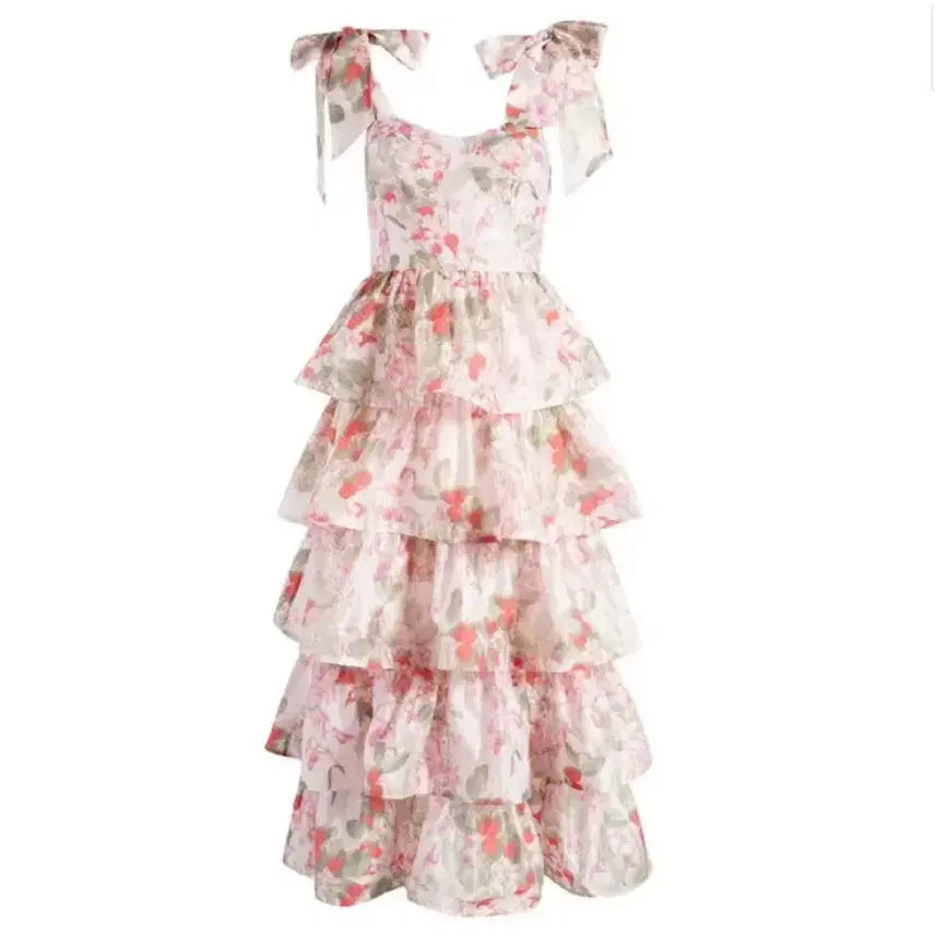 [BUNJANG] And Other Stories Flower Tiered Dress Size 36 / (새상품,정가 25만원) 앤아더스토리즈 플라워 캉캉 원피스 36