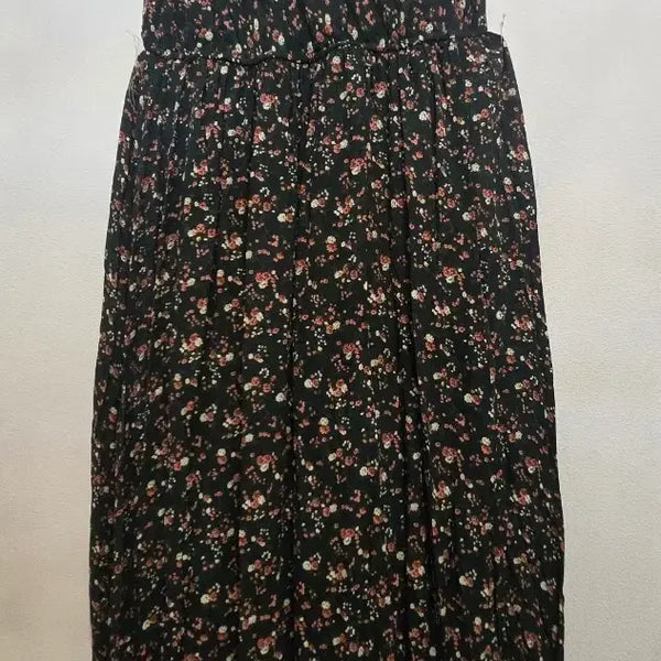 [BUNJANG] Riricoco Flower Pattern Long Dress Size 1 / 리리앤코 플라워 패턴 롱 원피스1사이즈