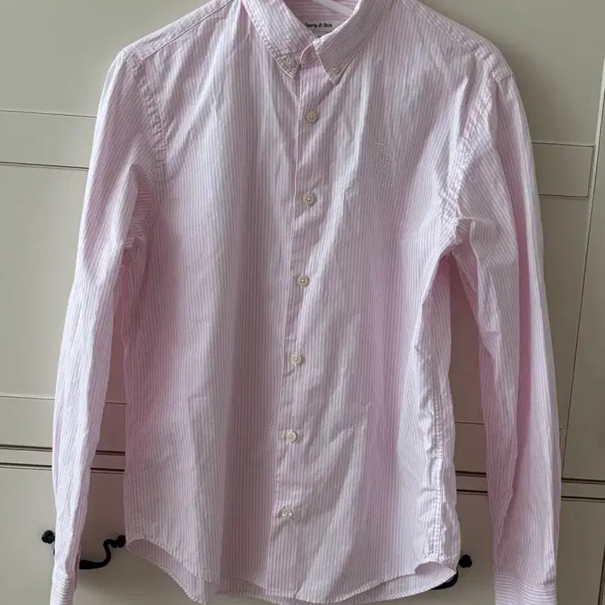 [BUNJANG] Sporty & Rich Oxford Stripe Shirt / 스포티앤리치 sporty&rich 셔츠 옥스포드셔츠 남방