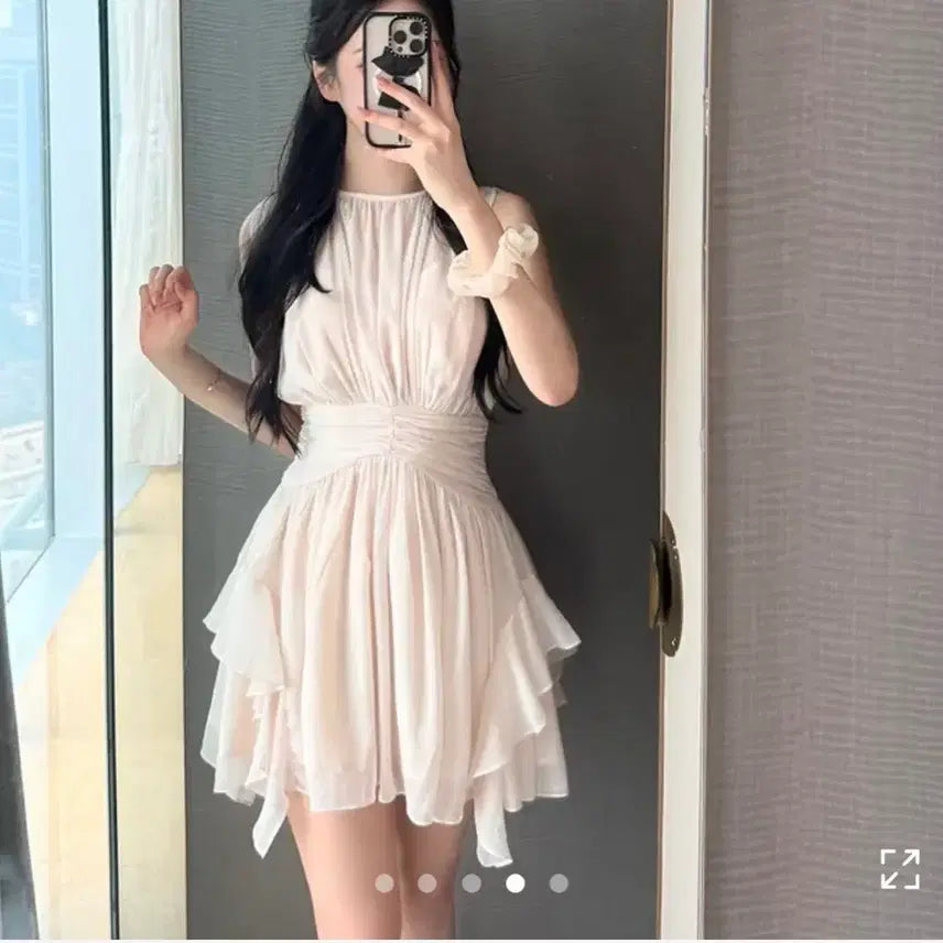 [BUNJANG] Blanc Shirring Corset Dress / 수입의류 블랑 셔링 코르셋 원피스