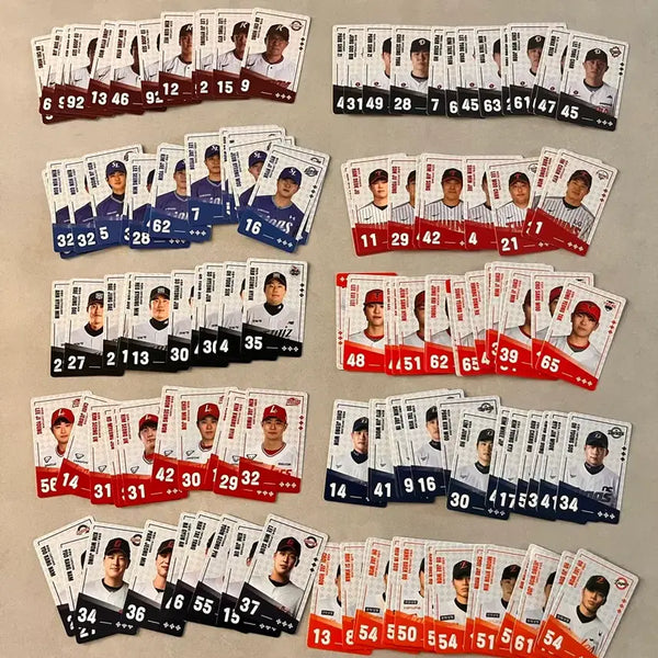 [BUNJANG] KBO Baseball Cards Bundle (Various Teams) / KBO 팔도비빔면 카드 엄청많음 삼성 엘지 kt 기아 ssg 엔씨 롯데 한화 두산 키움
