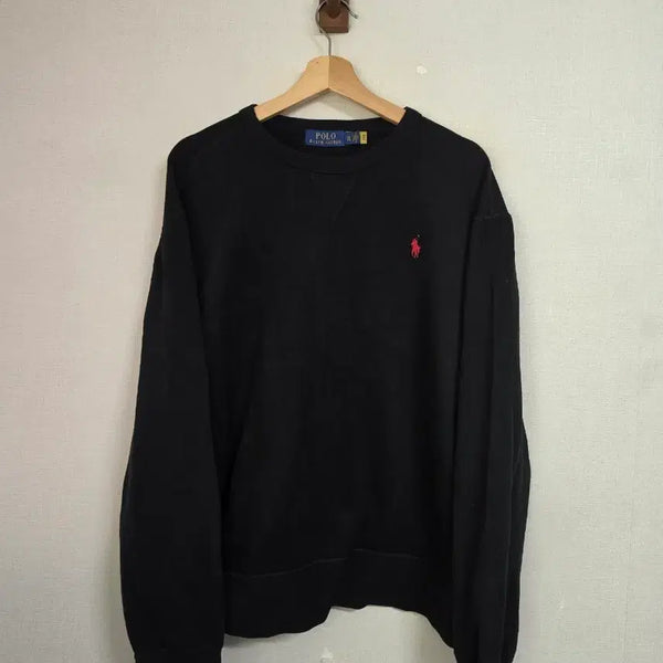 [BUNJANG] Polo Ralph Lauren New Black Sweatshirt XL / 폴로 랄프로렌 신형 블랙 맨투맨 XL
