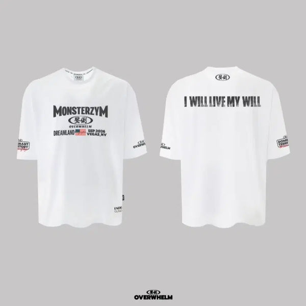[BUNJANG] Monz gym Limited Edition T-Shirt / 압도 몬짐
