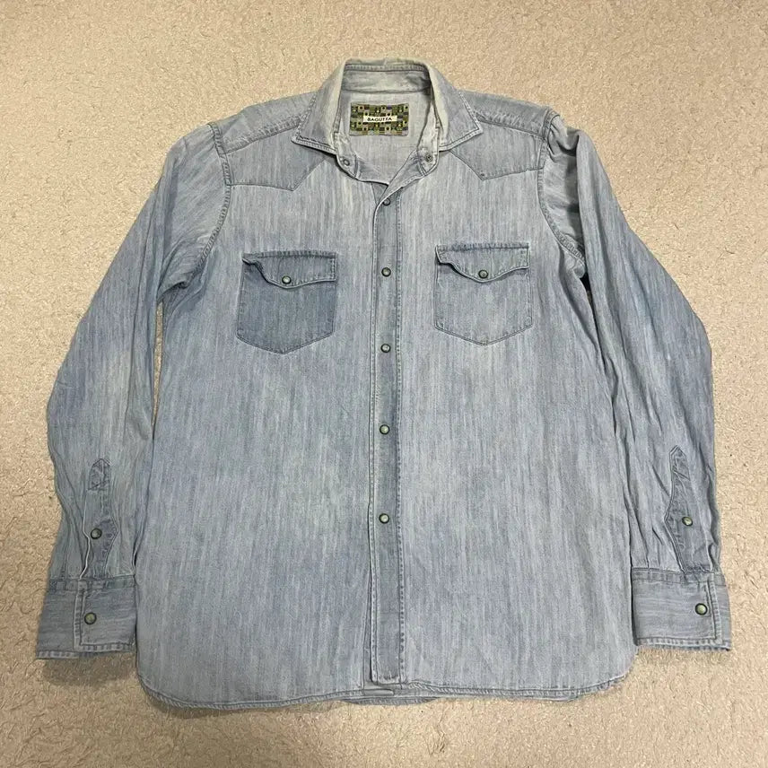[BUNJANG] Baguta Denim Shirt / 바구타 데님 셔츠