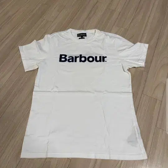 [BUNJANG] Barbour Short Sleeve T-Shirt White L / 새상품급]]  바버반팔티화이트. L