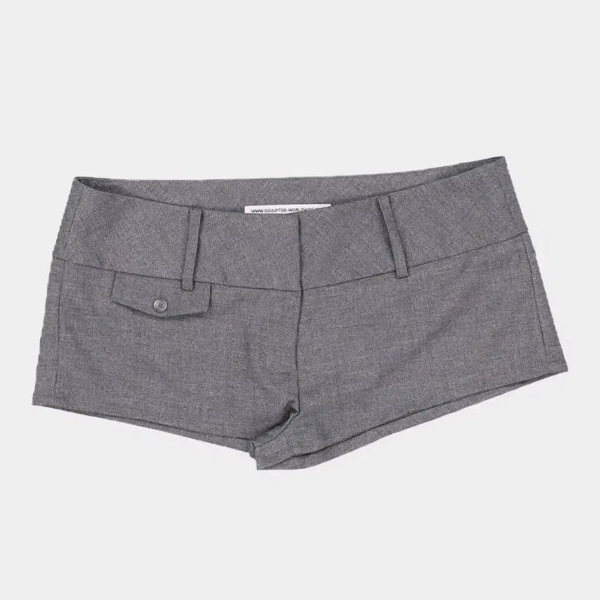 [BUNJANG] Sculptor Tailored Micro Shorts Grey L / 스컬프터 테일러드 마이크로 쇼츠 그레이 L