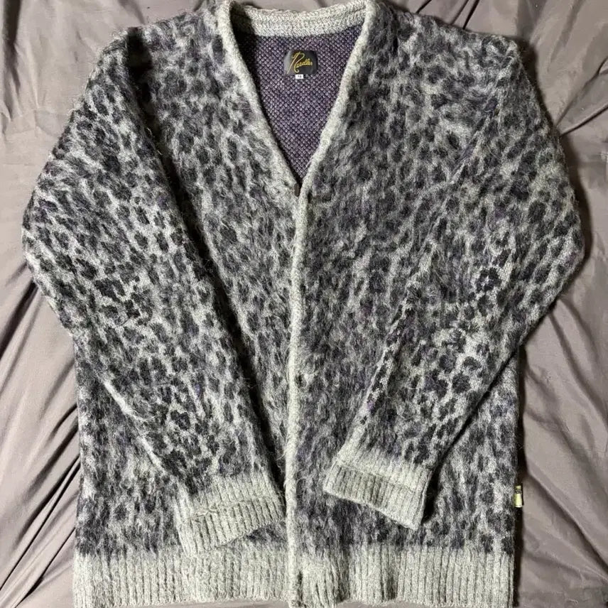 [BUNJANG] Needles Mohair Cardigan Leopard M / 니들스 모헤어가디건 레오파드 호피 M