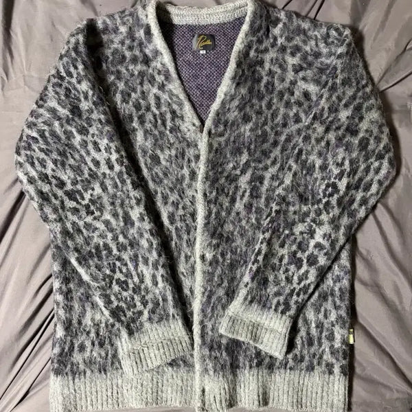 [BUNJANG] Needles Mohair Cardigan Leopard M / 니들스 모헤어가디건 레오파드 호피 M