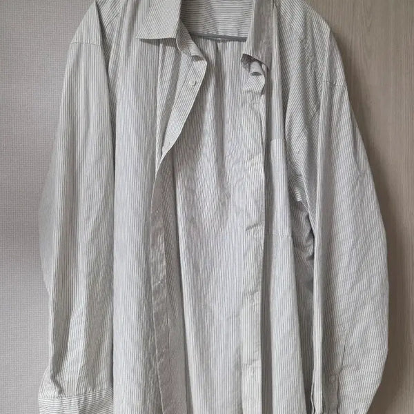 [BUNJANG] Uniqlo C Stripe Shirt XL / 유니클로C 스트라이프 셔츠 xl