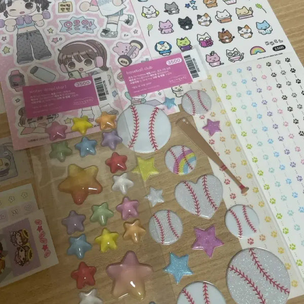 [BUNJANG] Decoration Sticker Bundle Set / 다꾸스티커 일괄 판매