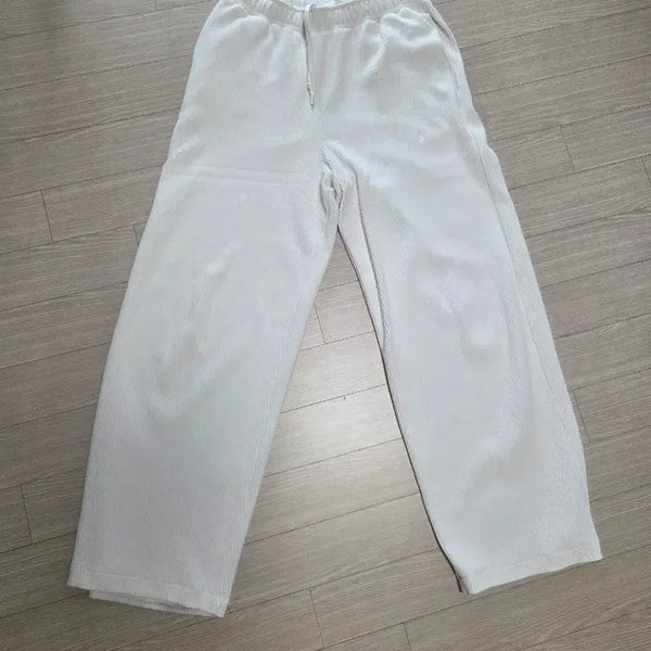 [BUNJANG] Zara Relaxed Fit White Corduroy Pants M (31) / zara 릴렉스핏 화이트 팬츠 M(31)