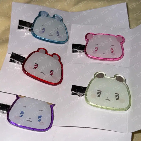 [BUNJANG] PLAVE Mmemimu Hairpin Bundle Set (Unsealed) / 플레이브 므메미무 헤어핀 일괄 개봉품