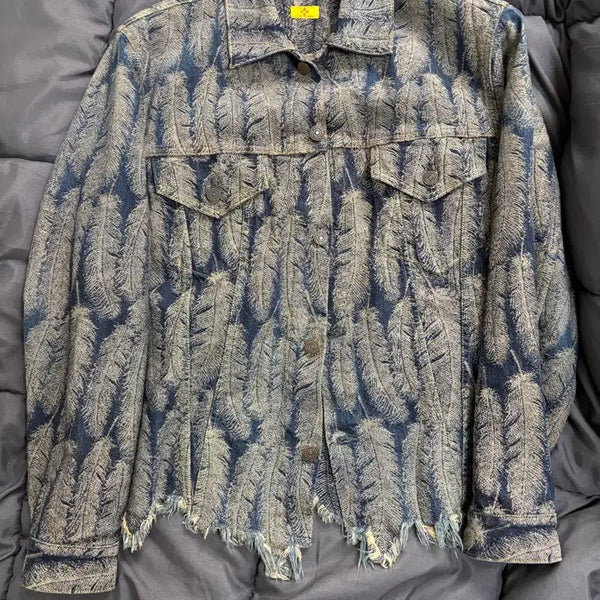 [BUNJANG] Capital Feather Denim Jacket Indigo Blue Size 3 / 캐피탈 페더 데님자켓 진청 3