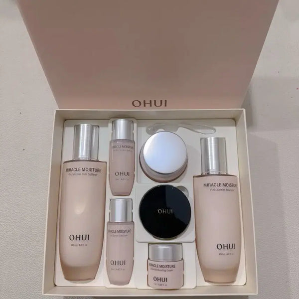 [BUNJANG] O HUI Miracle Moisture Pink Barrier Skincare Set / 오휘 미라클 모이스처 핑크 장벽 스킨케어 세트