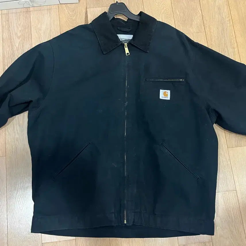 [BUNJANG] Carhartt WIP OG Detroit Jacket Black Aged Canvas / 칼하트 WIP OG 디트로이트 자켓 블랙 에이지드 캔버스