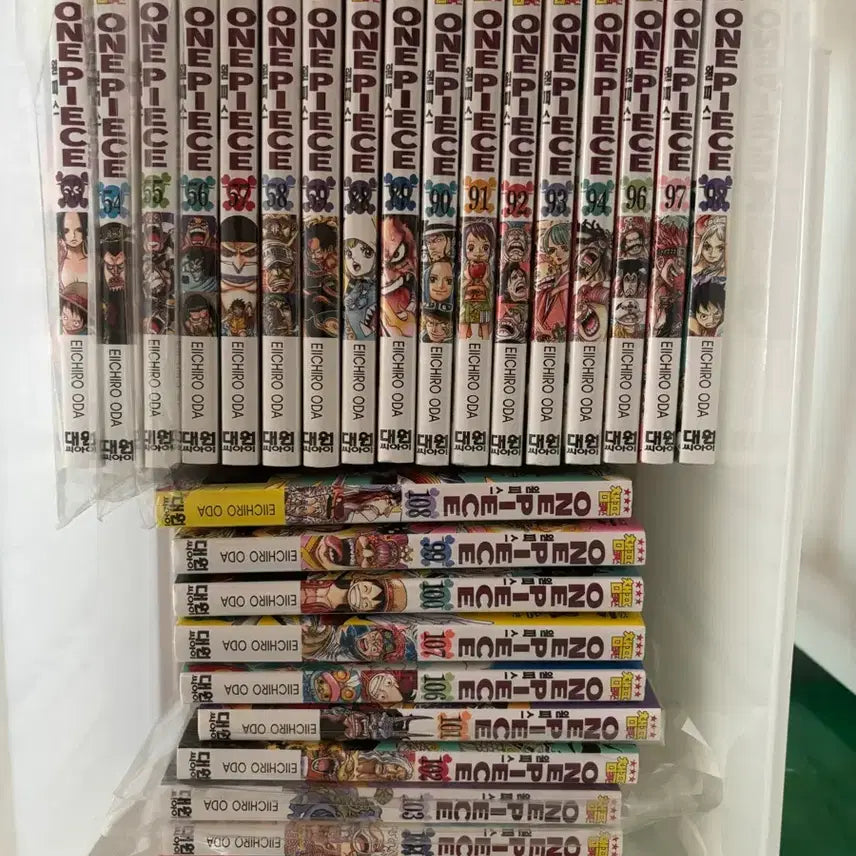 [BUNJANG] One Piece Manga Volumes 53-59 and 88-108 / 원피스 만화책 88권~108권 (95x),53권~59권