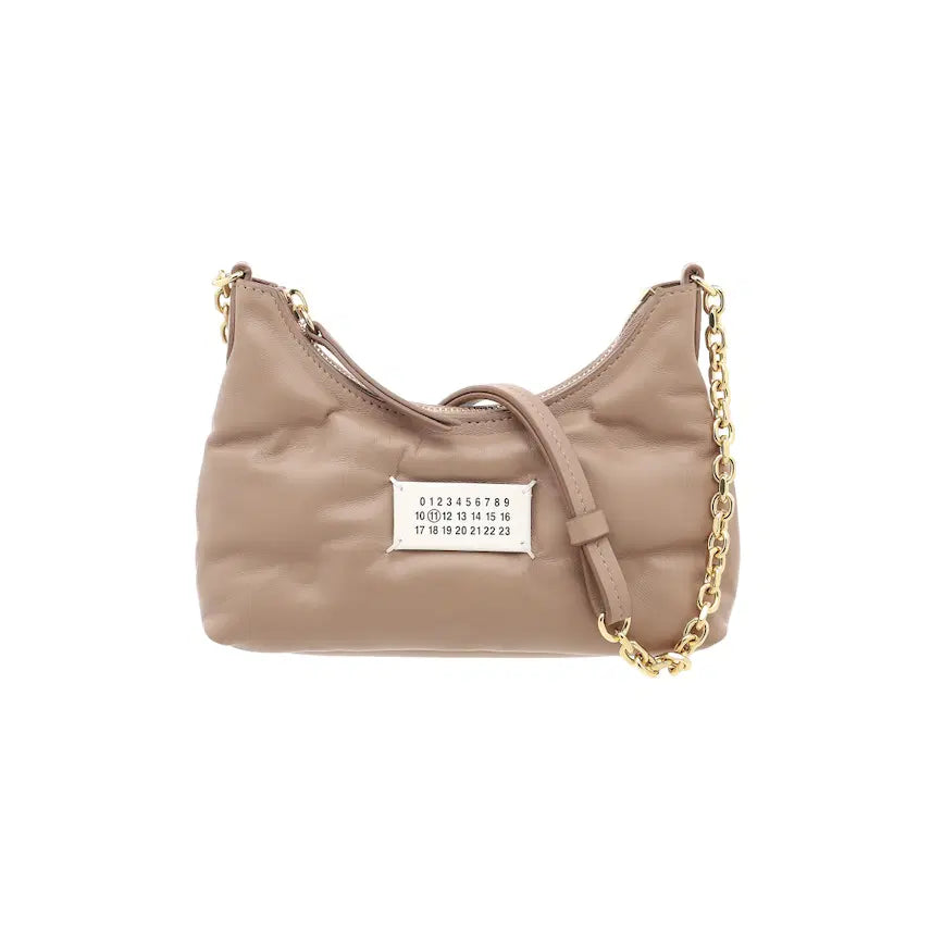 [BUNJANG] Maison Margiela Glam Slam Hobo Bag Micro Beige Leather / 메종 마르지엘라 글램 슬램 호보백 마이크로