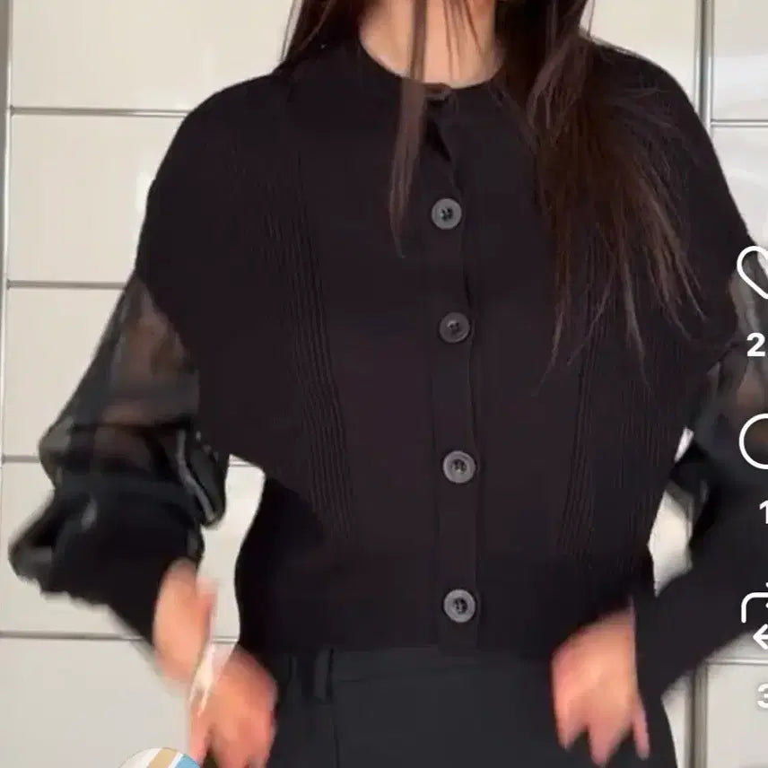 [BUNJANG] AllRights Ribbed Cardigan / 올라이츠 유선 가디건