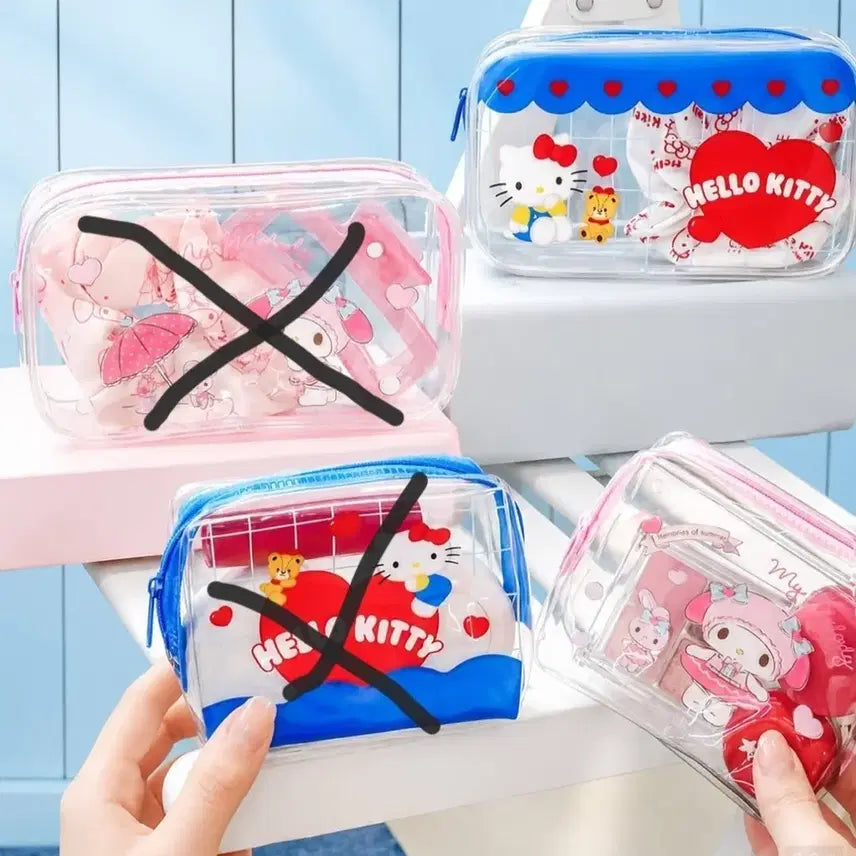 [BUNJANG] Hello Kitty Transparent Pouch / 헬로키티 투명 파우치